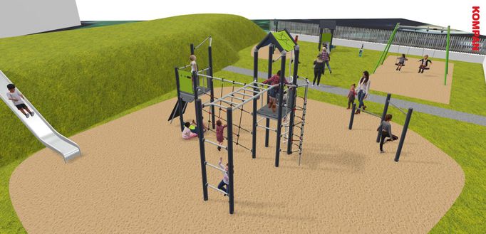 vorläufiger Gestaltungsplan: Firma KOMPAN